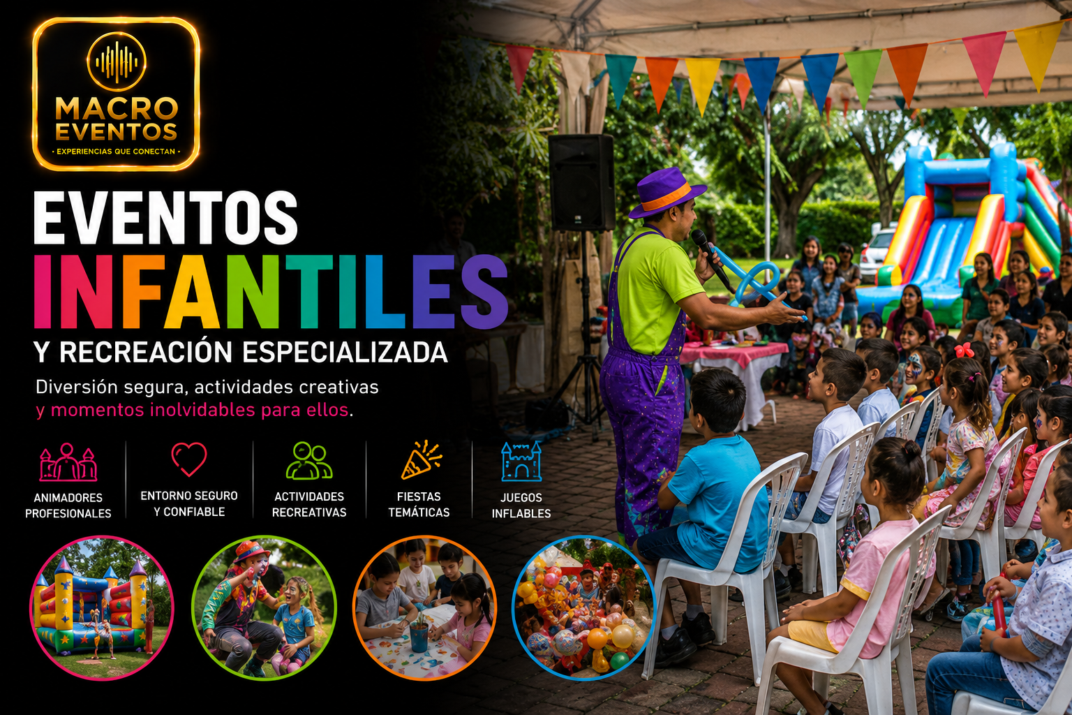 Eventos Infantiles y Recreación Especializada