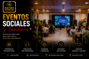 Eventos Sociales y Familiares