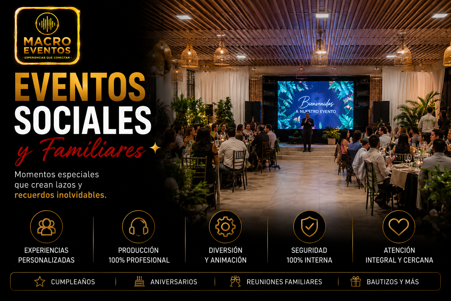Eventos Sociales y Familiares