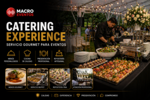 Catering Experience - Servicio Gourmet